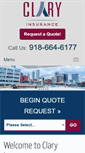 Mobile Screenshot of claryinsurance.com